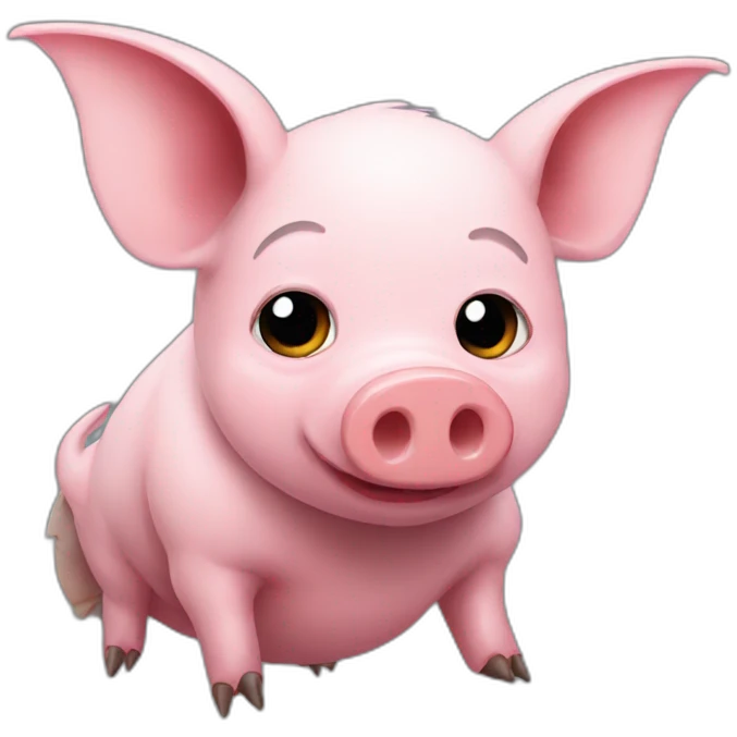 pig bat emoji
