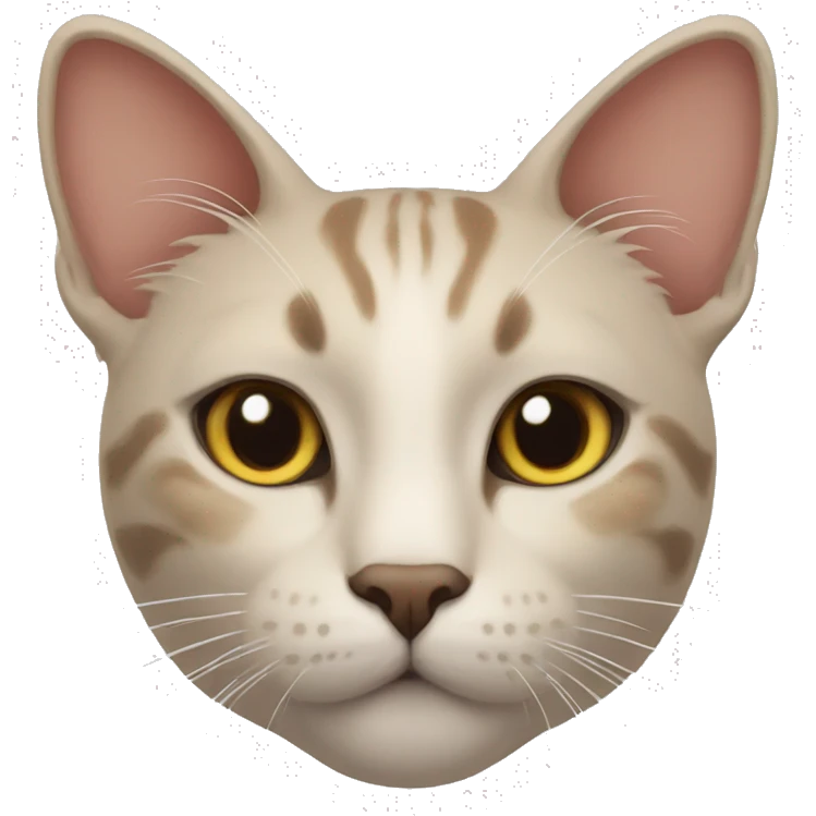 cat with therian symbol on forehead emoji