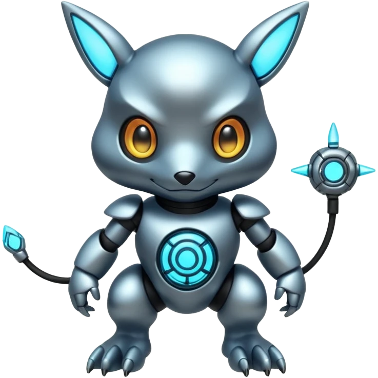tiny cyber pokemon full body emoji