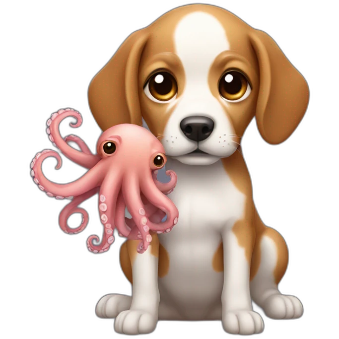 dog-holding-octopus emoji