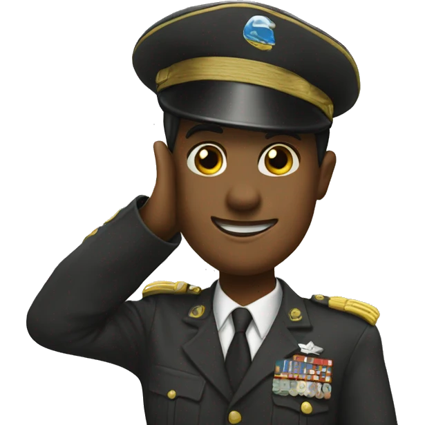 saluting emoji emoji