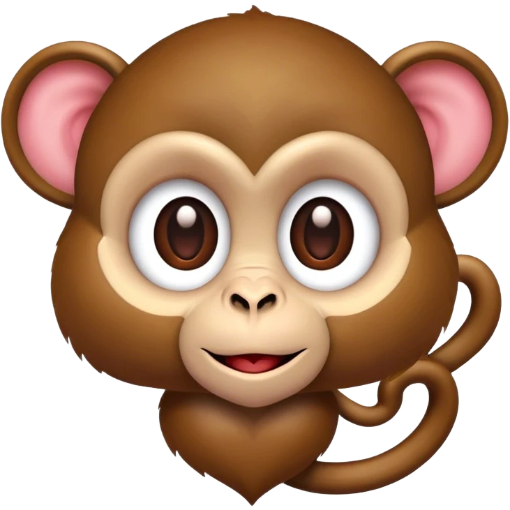 Monkey with heartshapped eyes emoji emoji