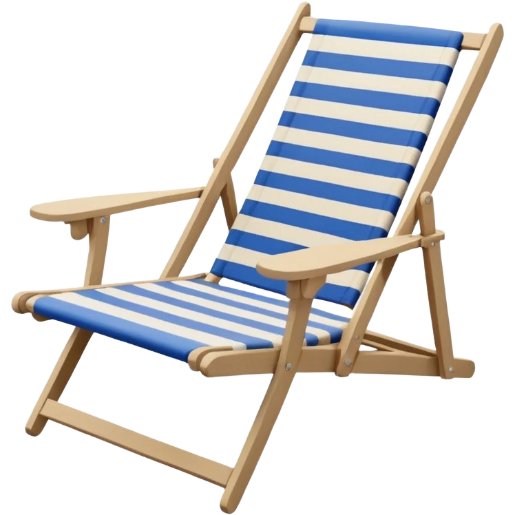 Seating at beach emoji
