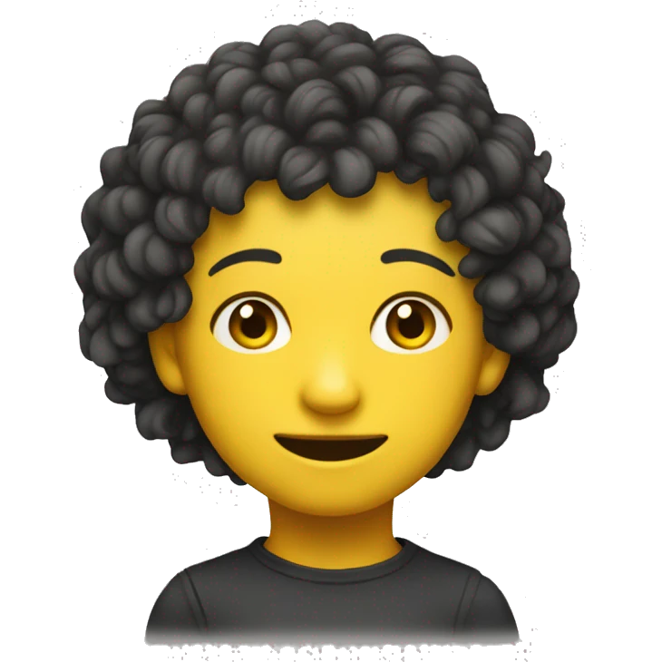 design an artist character like yellow eoji emoji