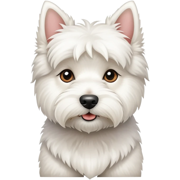 white terrier dog emoji