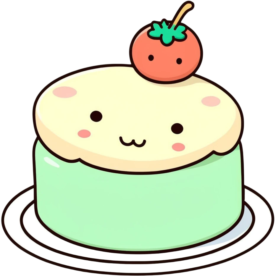 Cake mochi emoji