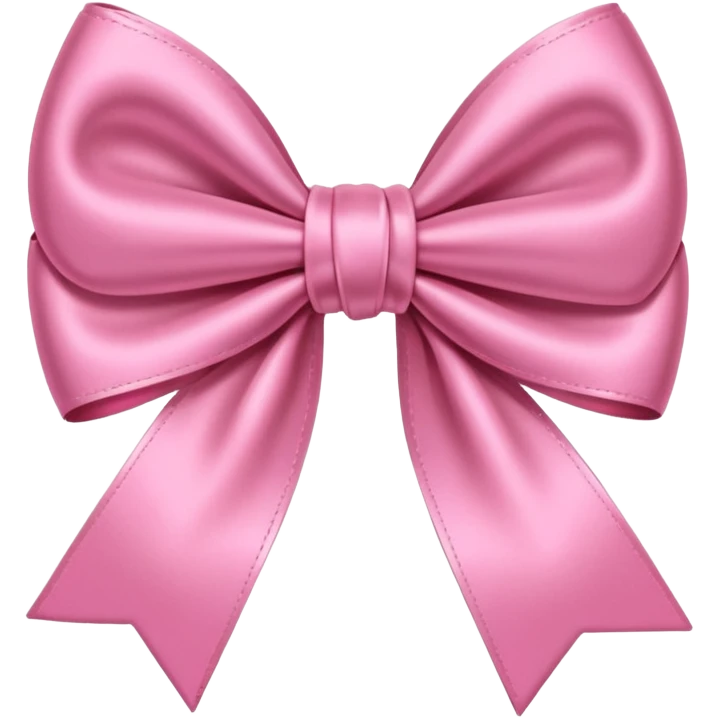 Bow 🎀in pink  emoji