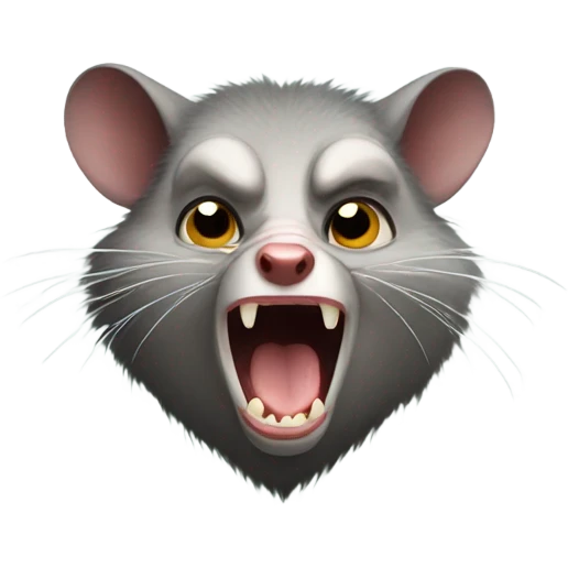 Angry possum emoji