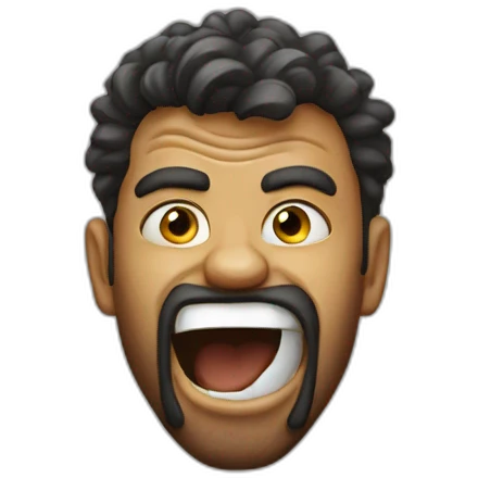 Crazy guy emoji