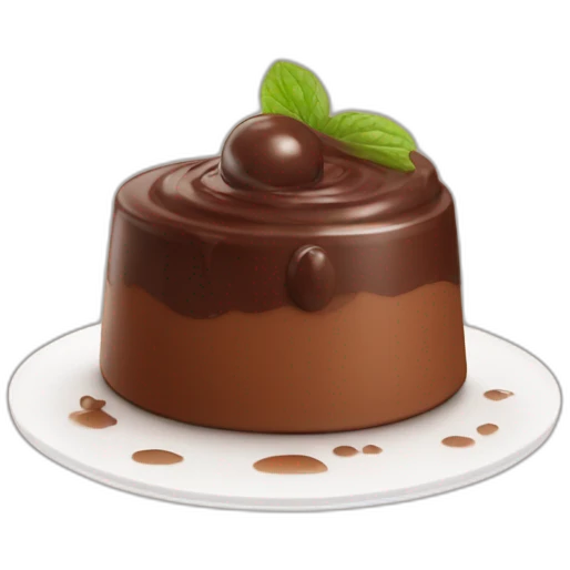 Mousse au chocolat emoji