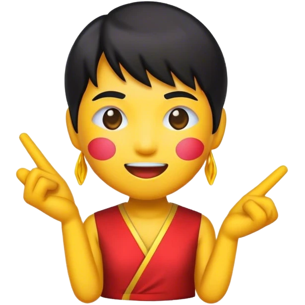 Cinematic Realistic V-pop Music Pop Culture Emoji, showcasing a modern, energetic representation of Vietnamese pop culture rendered with vivid textures and dynamic, colorful lighting. emoji