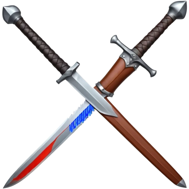 a viking blade, bastard sword, transparent background, the hilt is bound in black, the blade has a bloodgroove and a very sharp pointed tip emoji