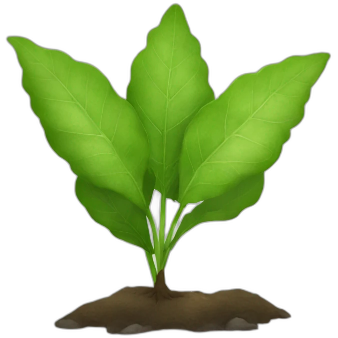 Feuille de wēēð emoji