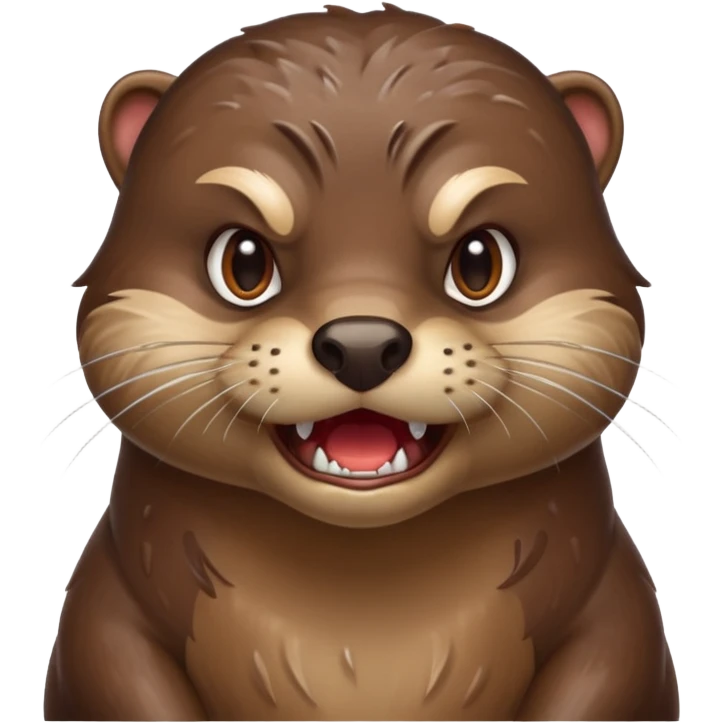 an angry otter emoji