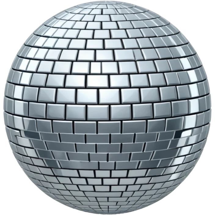 silver disco ball emoji