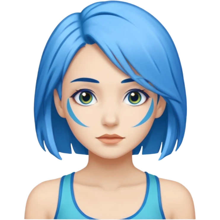 Lady aqua fit emoji