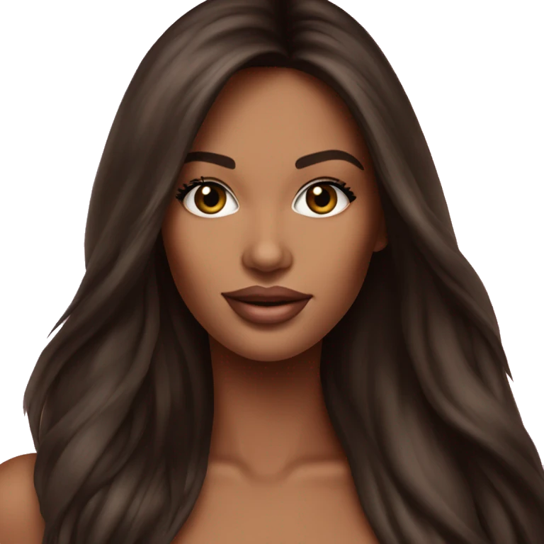 brunette victoria’s secret model emoji