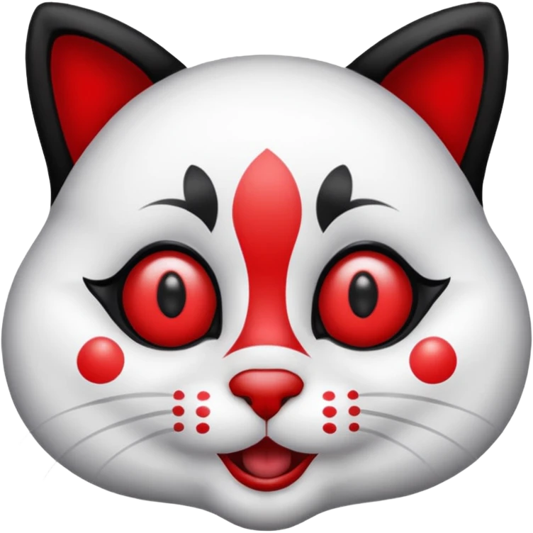 cat clown emoji