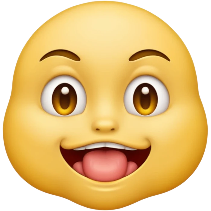 Emoji face biting its lip emoji