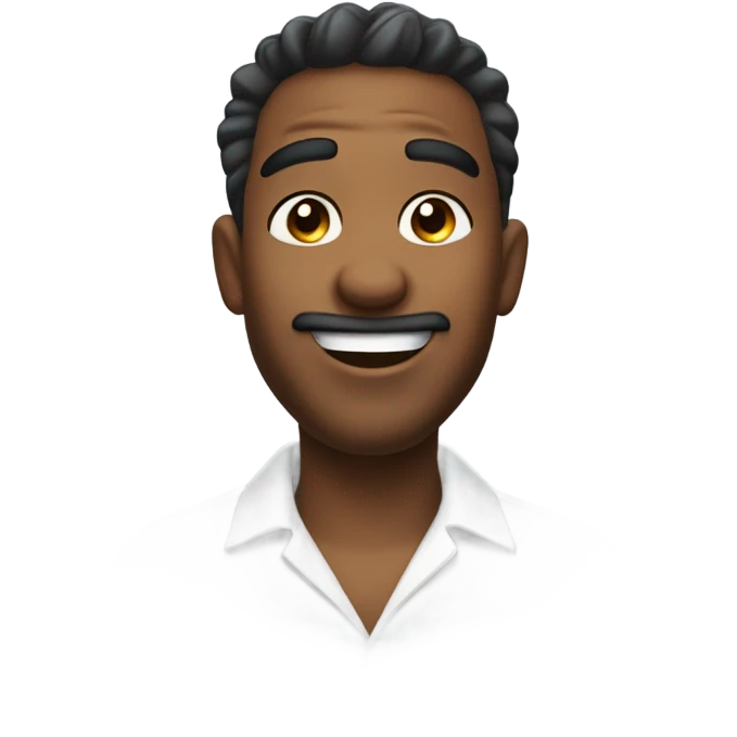 The rizzler doing rizz face emoji