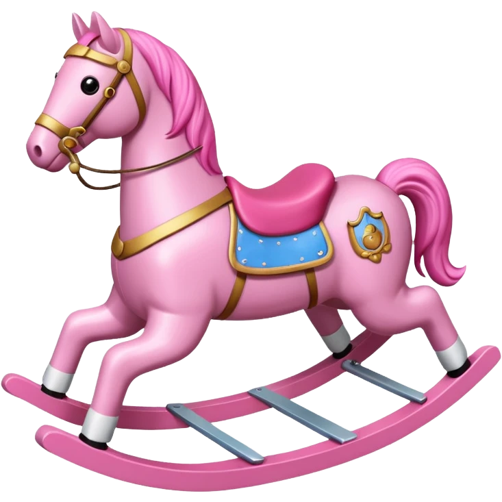 pink Rocking Horse emoji