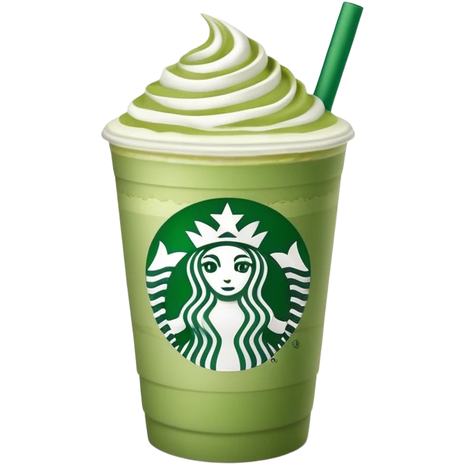 Matcha latte de Starbucks emoji