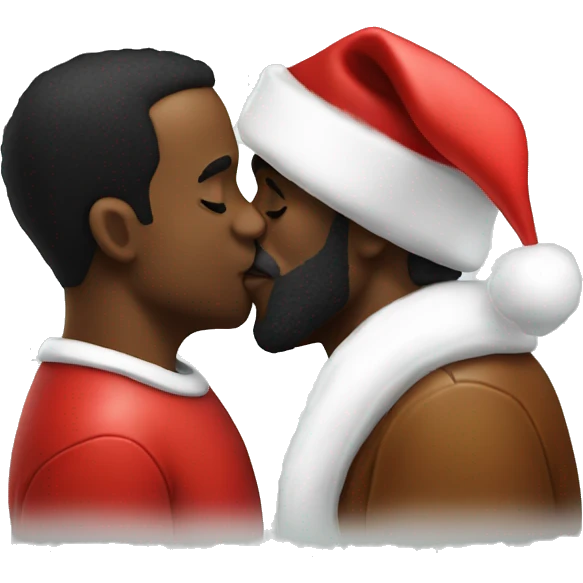 P diddy kissing Santa  emoji