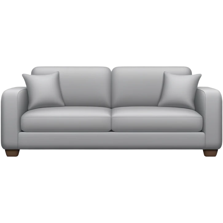 minimalist sofa with clean lines emoji