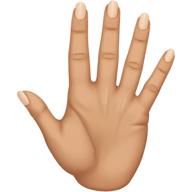 hand with rock symbol with the middle and index finger crossing over, middle behind index emoji