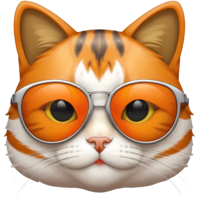 Cat wearing sunglasses emoji