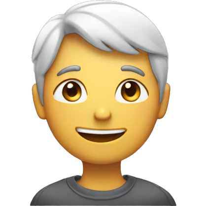 A person saying thank you emoji