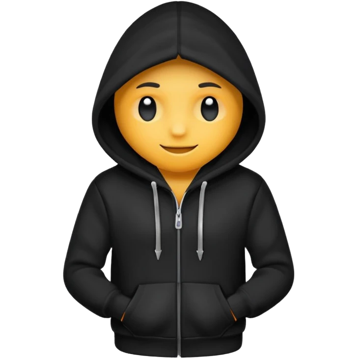 Just a Hoodie without person emoji