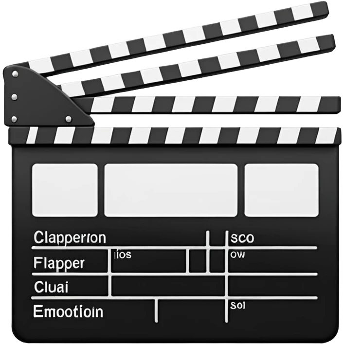 film clapperboard emoji