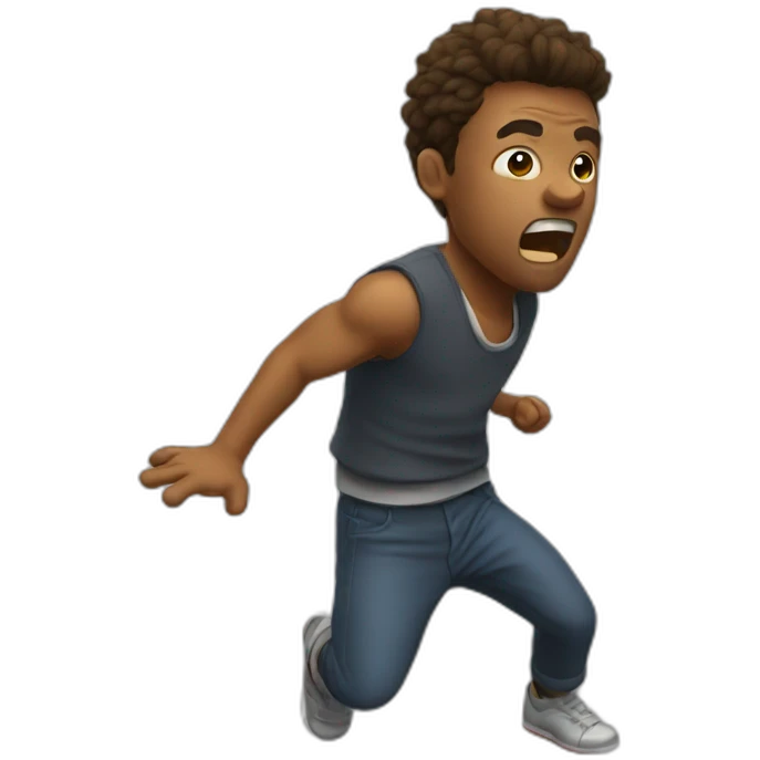 Furious jumpeur emoji
