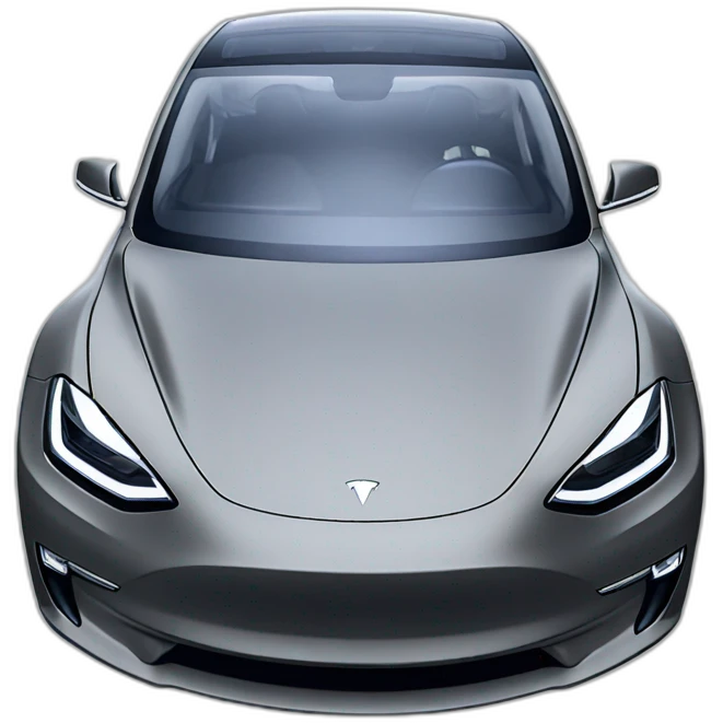 Tesla model 3 emoji