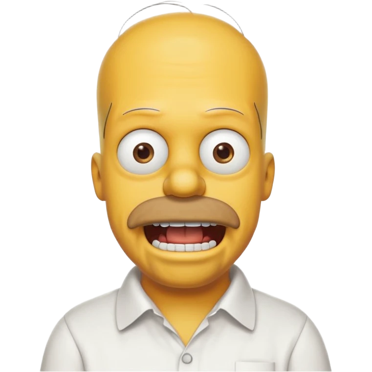 Homero Simpson babeando emoji