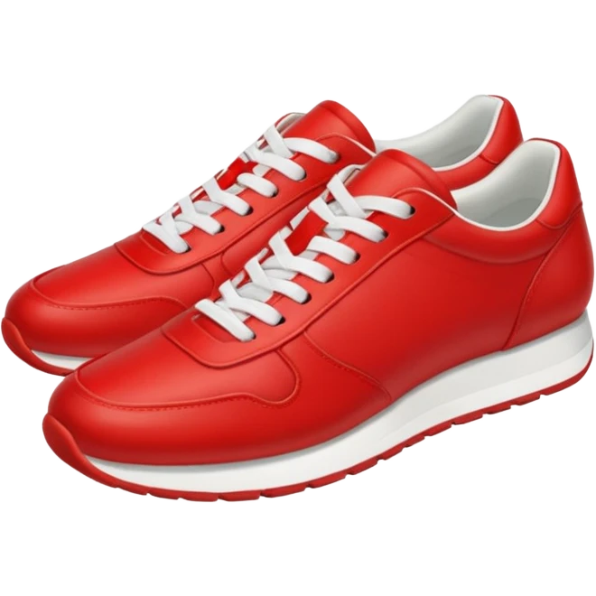red sneakers emoji