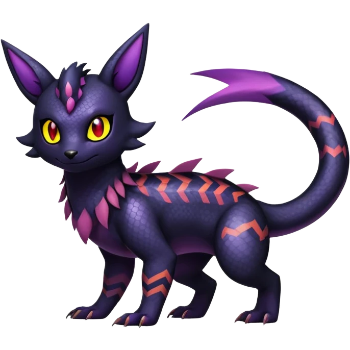 Salandit-Noibat-Umbreon-Litten-Hybrid (Full body) emoji