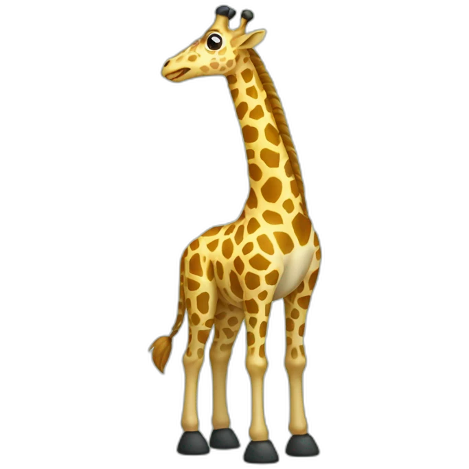 Naval Giraffe emoji