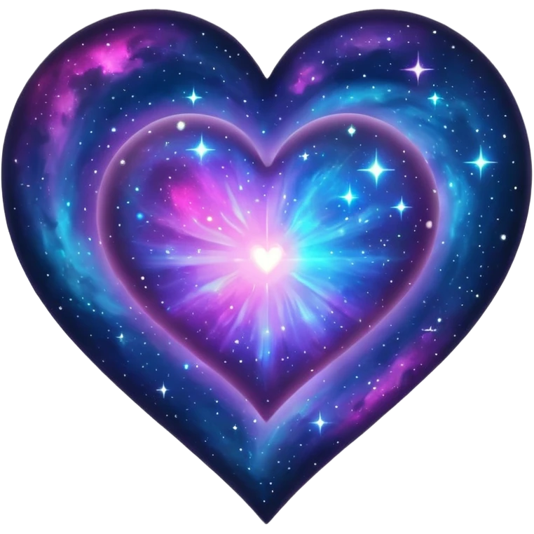 galaxy heart emoji