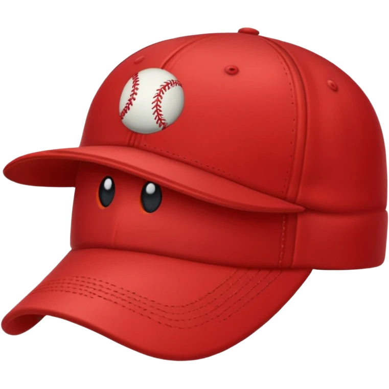 red baseball hat emoji