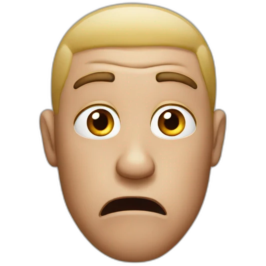shocked man emoji