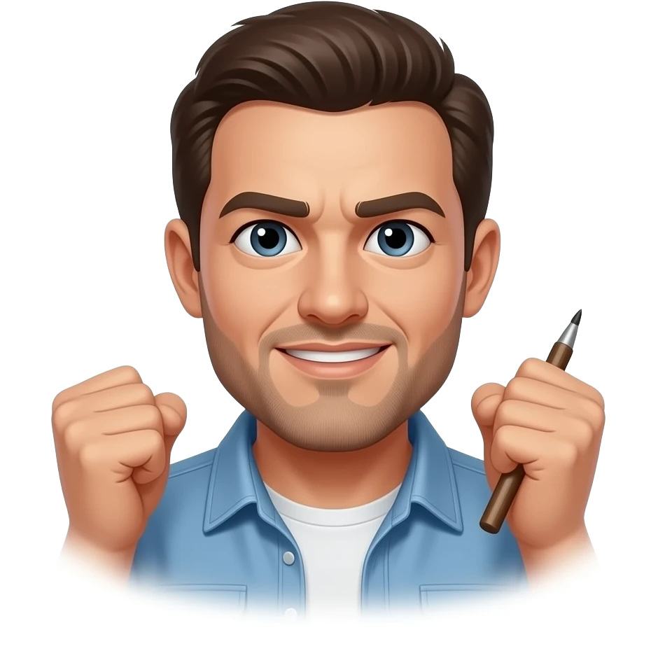 Fight writeing emoji