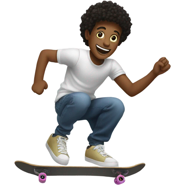 Me doing a kickflip emoji