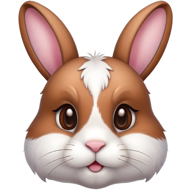 Pretty bunny emoji