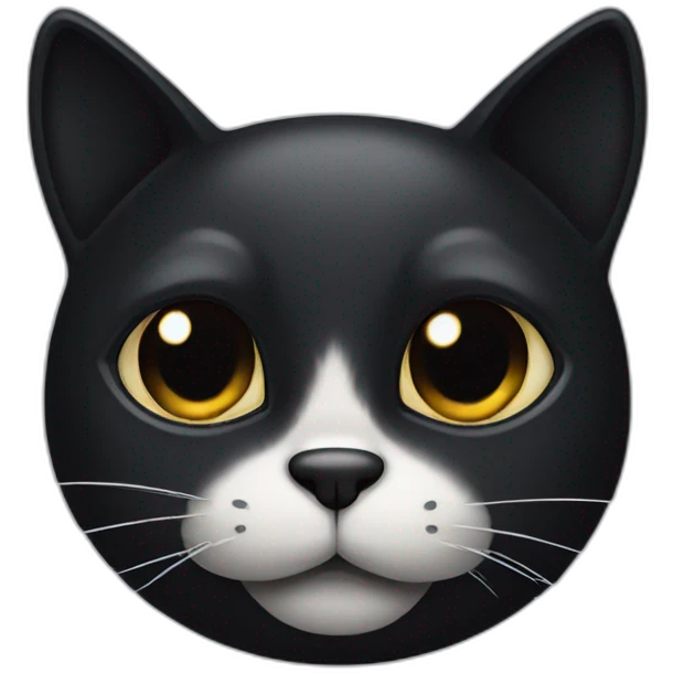 Black cat face emoji