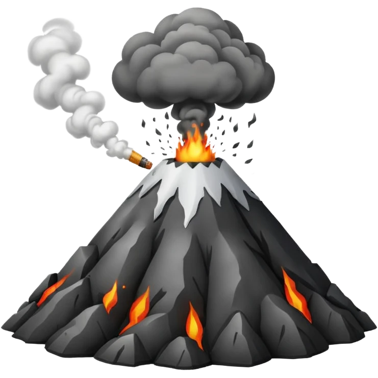 volcano emoji