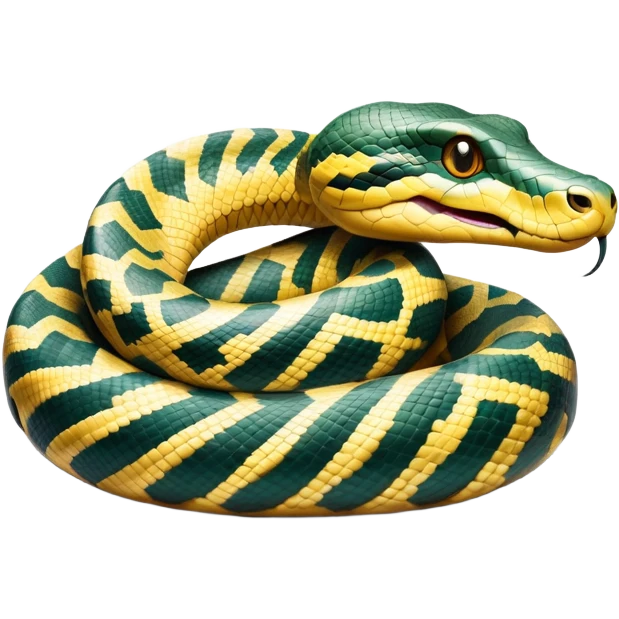 cinematic-noble-anaconda-portrait-emoji,-poised-and-imposing,-with-a-massive,-sinuous-build-draped-in-intricately-patterned-scales-and-piercing,-focused-eyes,-simplified-yet-sharp-and-sophisticated-features,-highly-detailed emoji