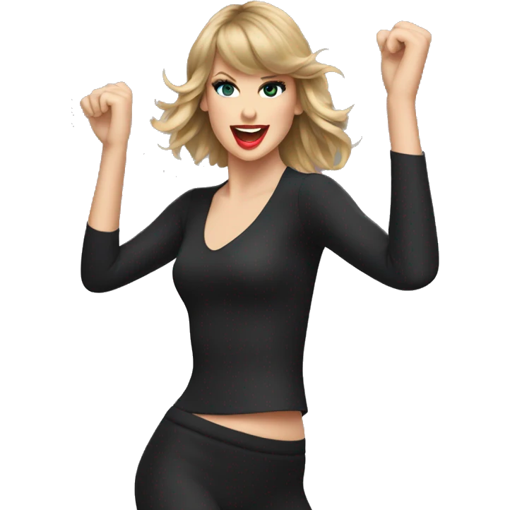 Taylor swift dancing  emoji
