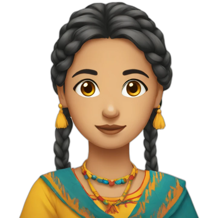Kabyle girl emoji